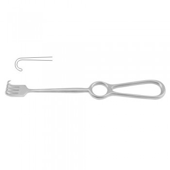 Kocher Retractor 1 Blunt Prong Stainless Steel, 22 cm - 8 3/4"